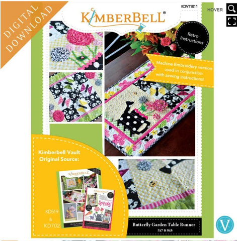 Kimberbell Butterfly Garden Table Runner