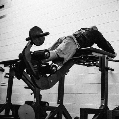 Bent Pendulum Reverse Hyper in use at Westside Barbell