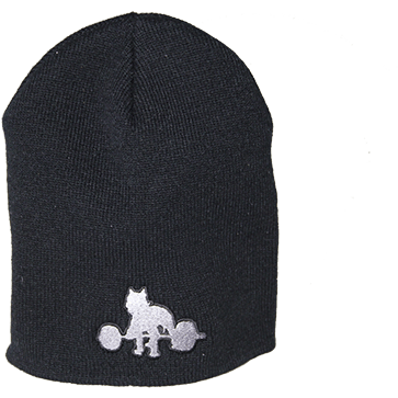 Hats Grey Beanie- | Barbell Westside WSBB Classics™ Nitro Cuffed