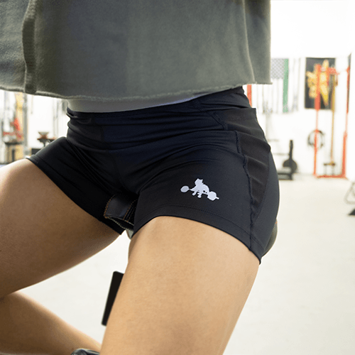 womens high waisted workout shorts