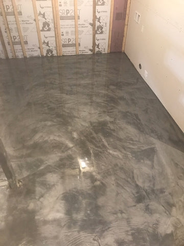 metallic epoxy garage floor kit