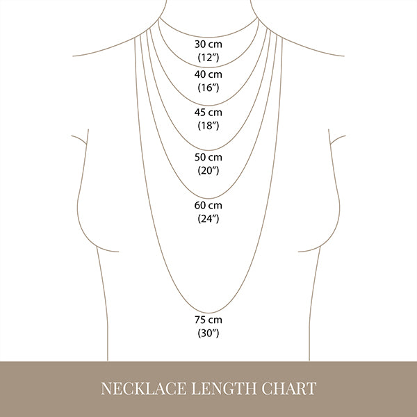 SIZE CHART FOR NECKLACE