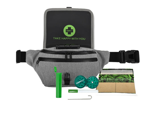 Buy Smell Proof Weed Bags & Stash Box with Lock - The Happy Kit