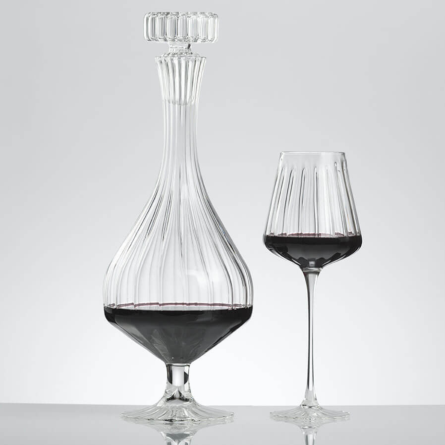 Elysee Decanter And Elysee Red Wine Glass Set Of 4 Gabriela