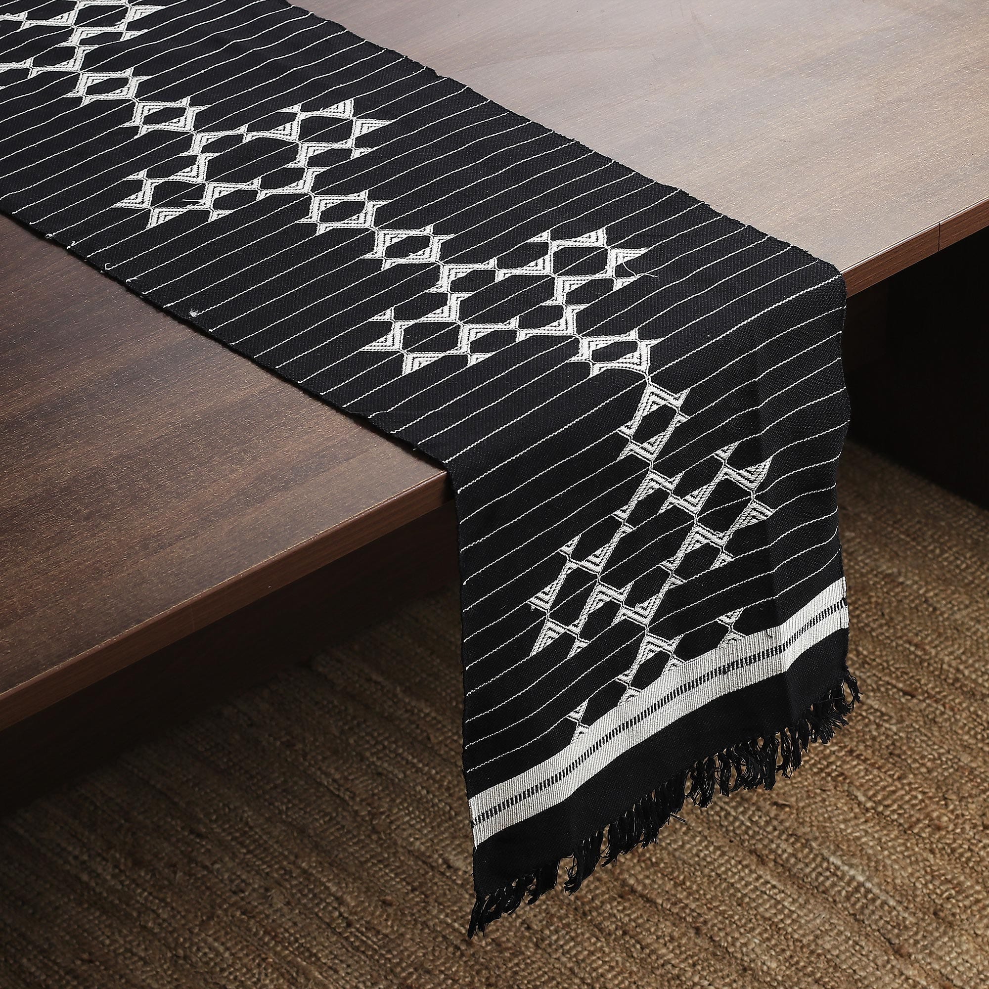 Cotton table runner - Constellations