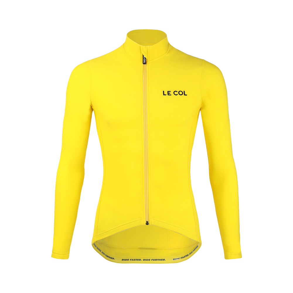 Le Col UK Le Col Pro Aqua Zero Long Sleeve Jersey - 3XL - Yellow