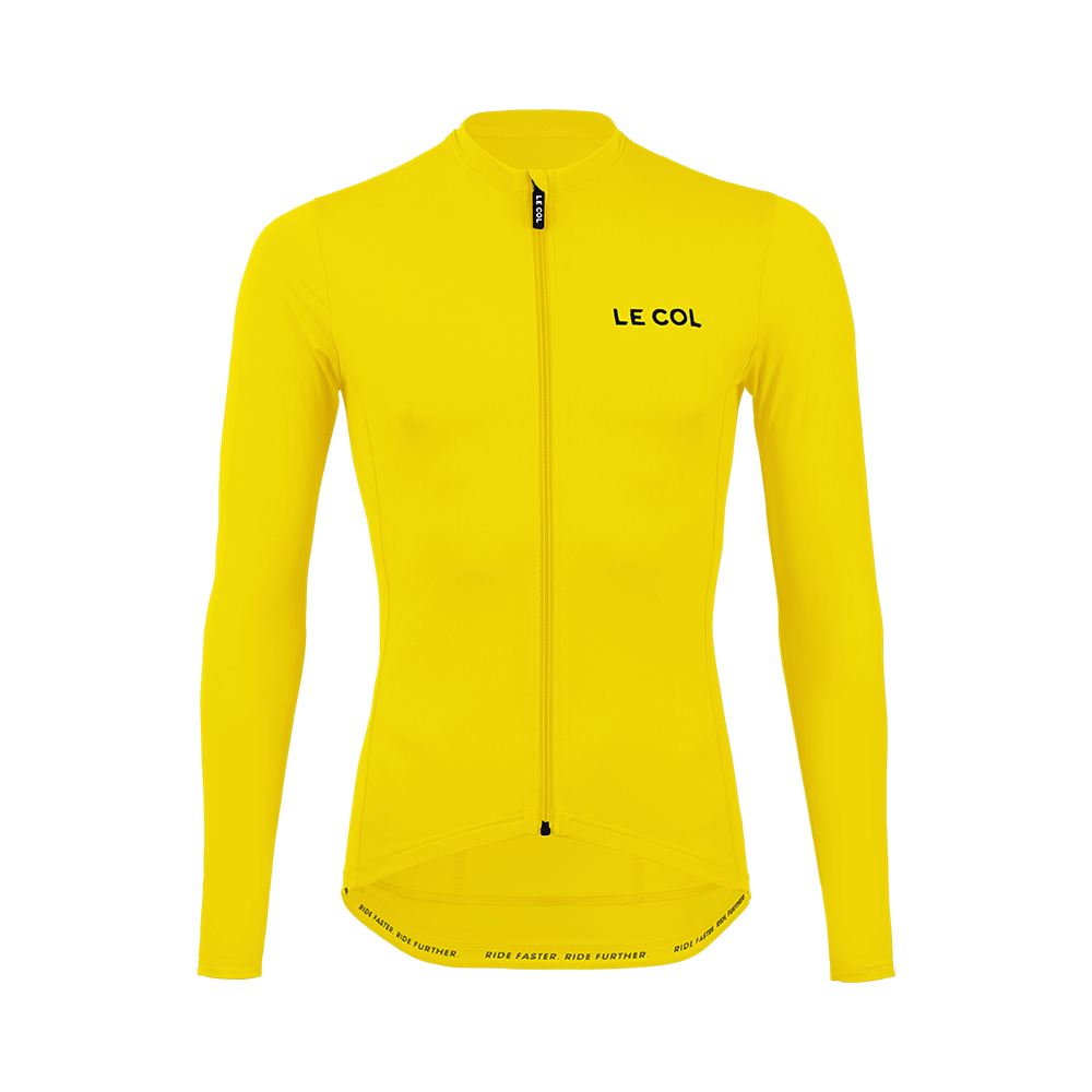 Le Col UK Le Col Pro Long Sleeve Jersey - XL - Yellow/Black