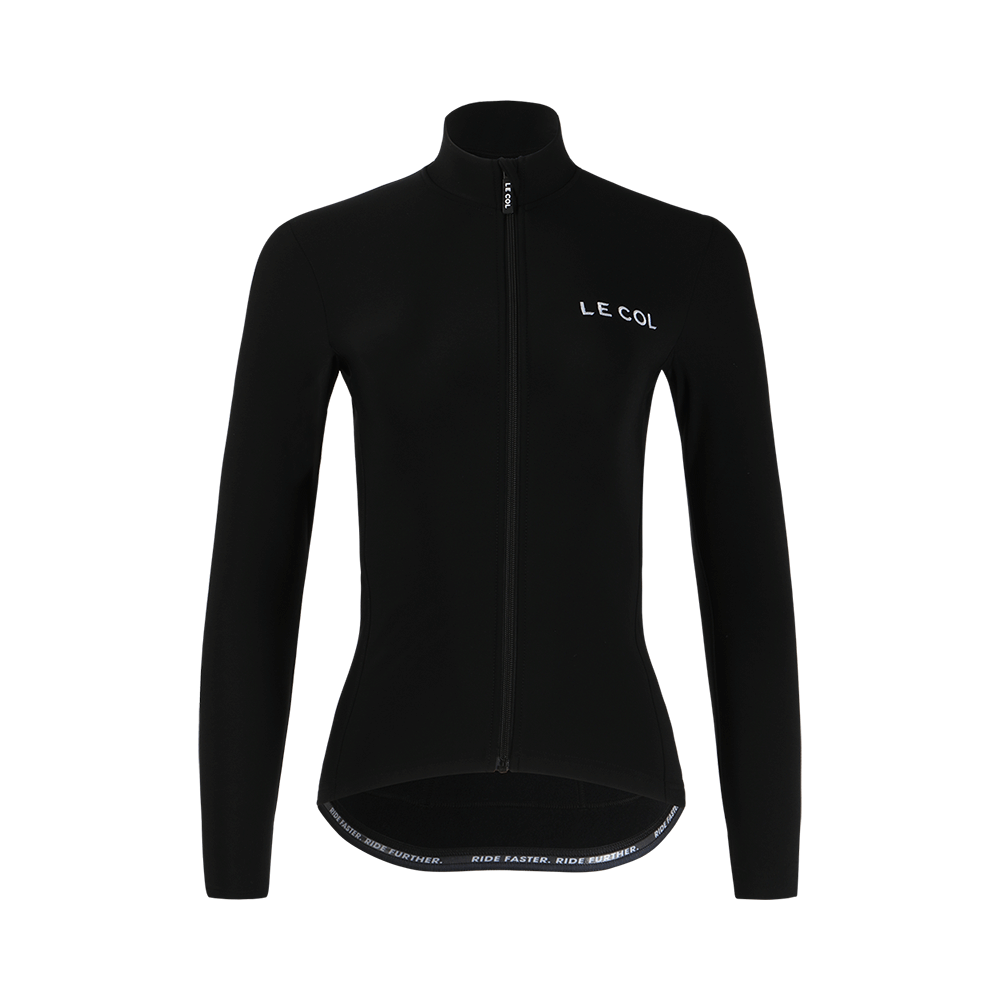 Womens Pro Aqua Zero Long Sleeve Jersey - XL / Black/White