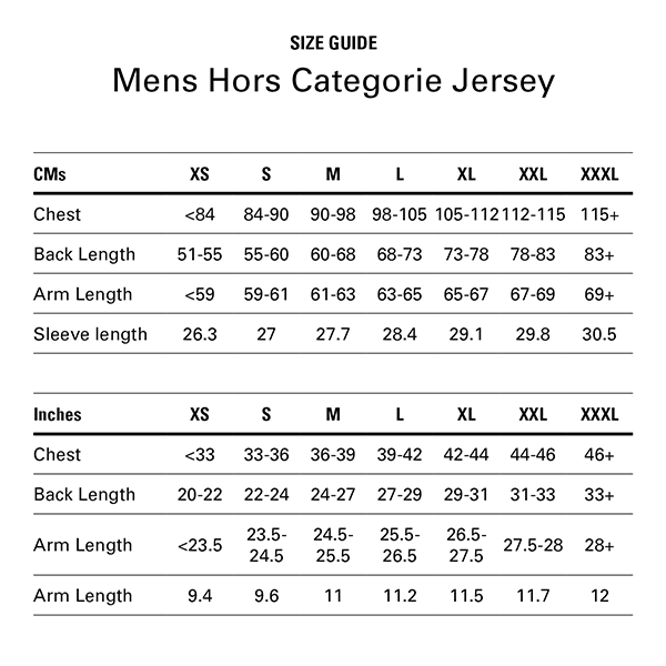 le col hors categorie jersey