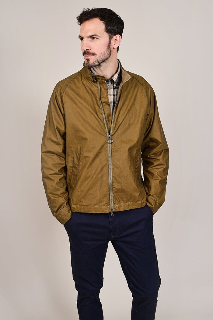 barbour lightweight kirkstile waxed cotton jacket