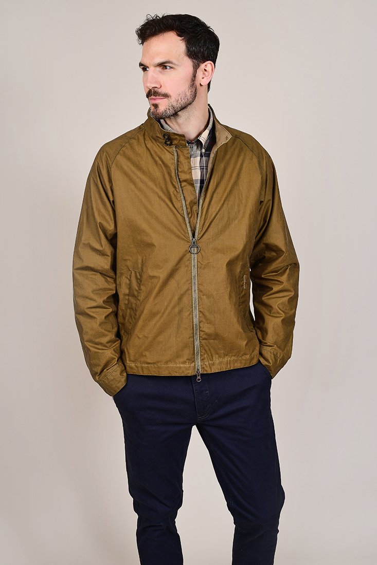 barbour jacket sand