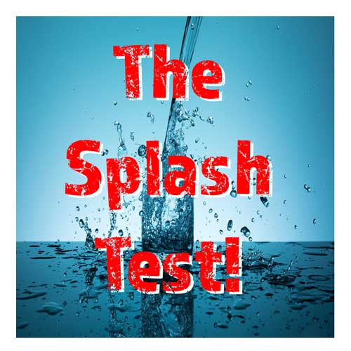 Take the Splash Test! - Lash Shield Waterproofing Top Coat for Mascara & Brows - Go Swimming!