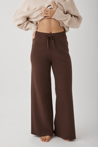 Harriet Organic Knit Pants - Black – Arcaa.