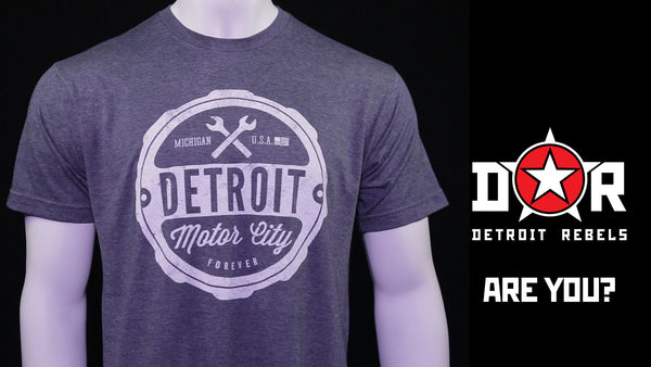 Detroit T-Shirts by Detroit Rebels Clothing Brand - www.DetroitRebels.com