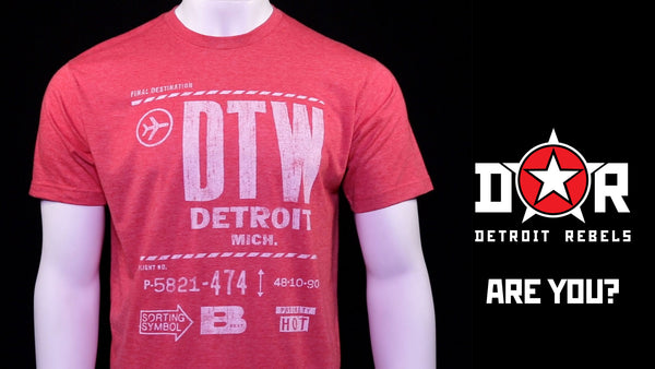 Detroit T-Shirts by Detroit Rebels Clothing Brand - www.DetroitRebels.com