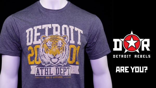 Detroit T-Shirts by Detroit Rebels Clothing Brand - www.DetroitRebels.com