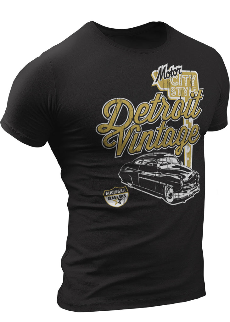 Detroit Vintage Classic T-Shirt, Detroit T-Shirts LLC – DETROIT☆REBELS® Detroit Apparel and T-Shirts