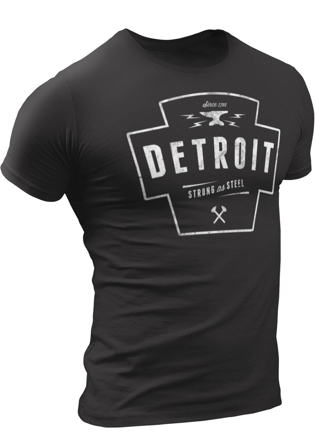 Detroit T-shirts: Detroit Strong as Steel T-shirt by Detroit 