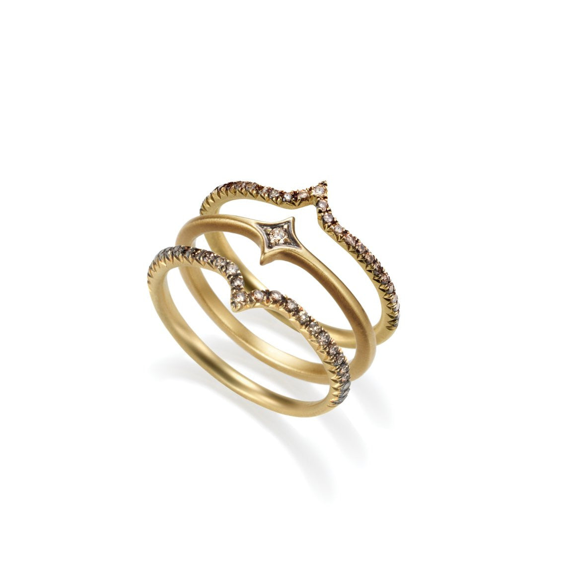 V Stack Ring Anahita Jewelry