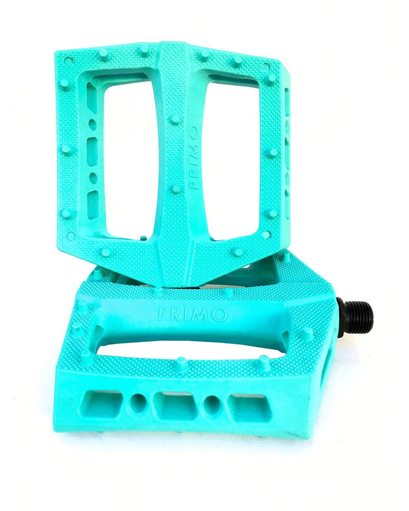 teal bike pedals