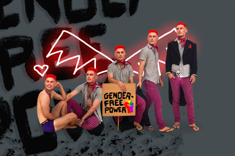 Gender Evolution Photo Shoot - Gender Free Power