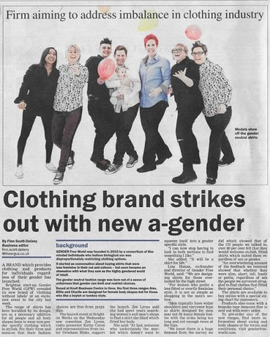 GFW Clothing in The Argus