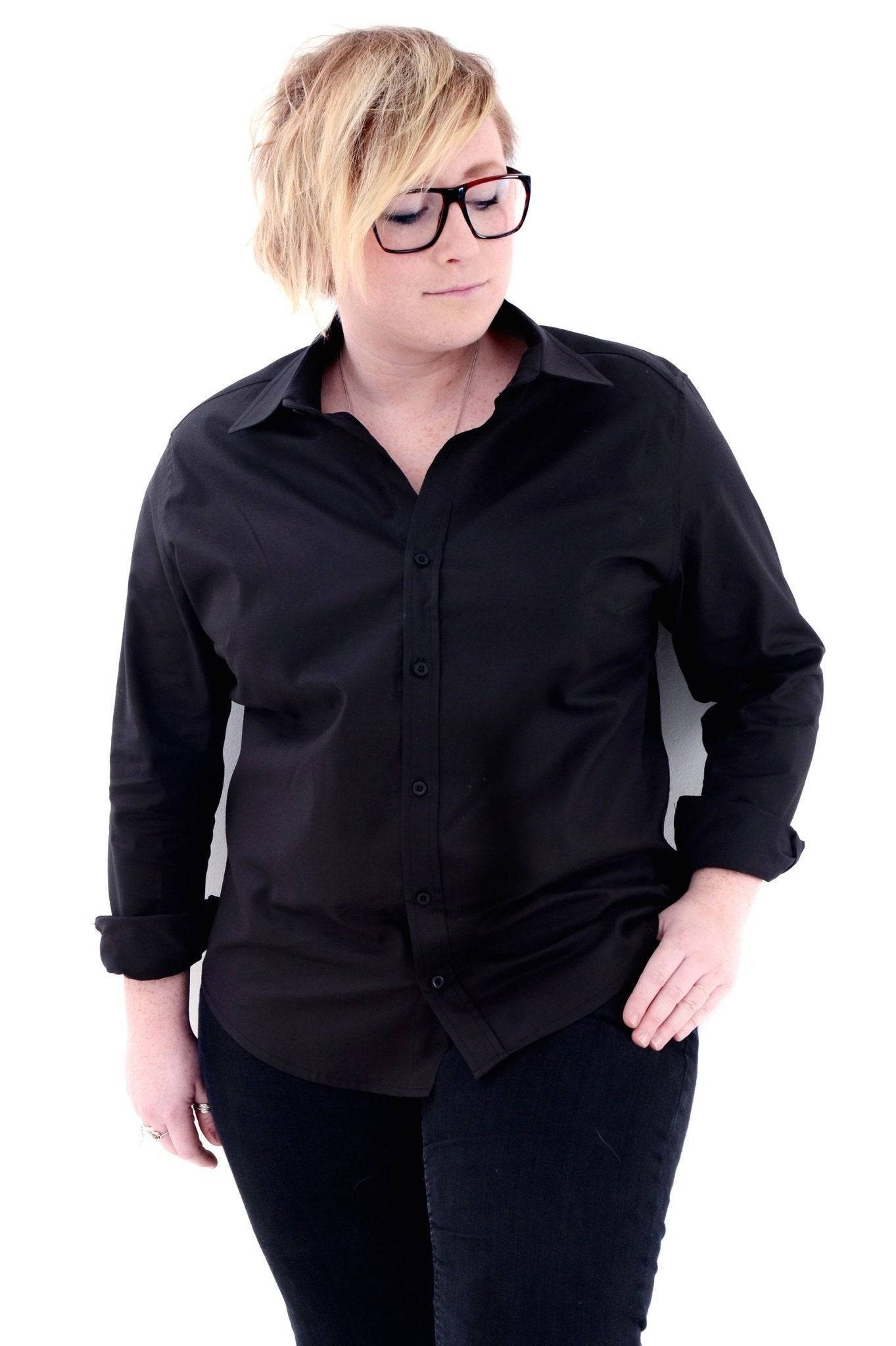 Black Long Sleeve Shirt, GFW Clothing