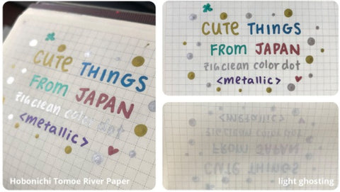 ZIG Clean Color Dot Metallic Pens Review by April Wu (@penguinscreativ –  Cute Things from Japan