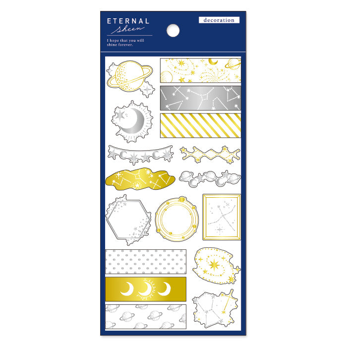 Clear Shiny Stickers - Jewel – Cute Things from Japan