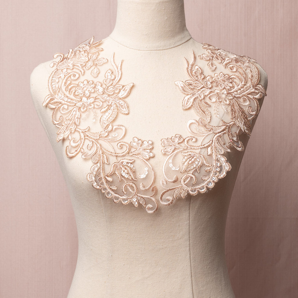 Appliques - Cosplay | Lace | Gold | Silver | 3D Flower | Costume ...