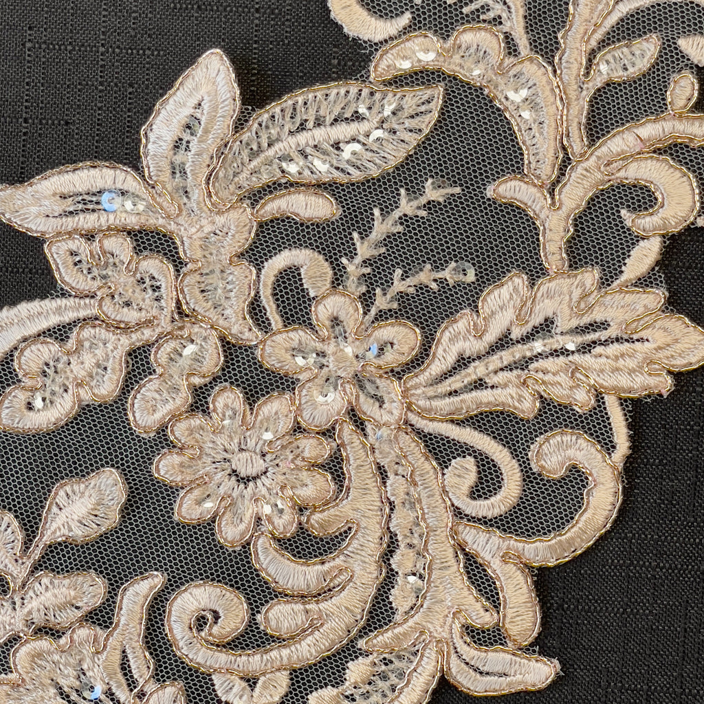 Appliques - Cosplay | Lace | Gold | Silver | 3D Flower | Costume ...