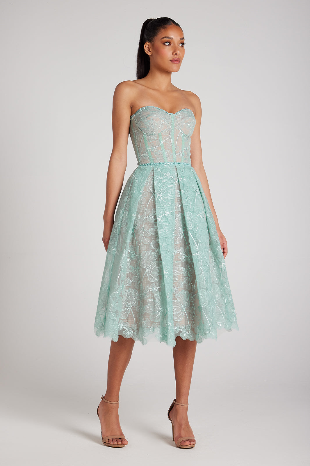 Mint green sale cocktail dress