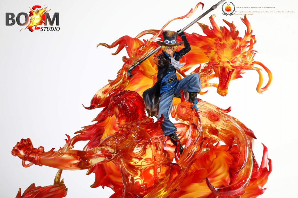 One Piece Boom Studio Flame Dragon Sabo With Portgas D Ace Resin Shingeki Shop