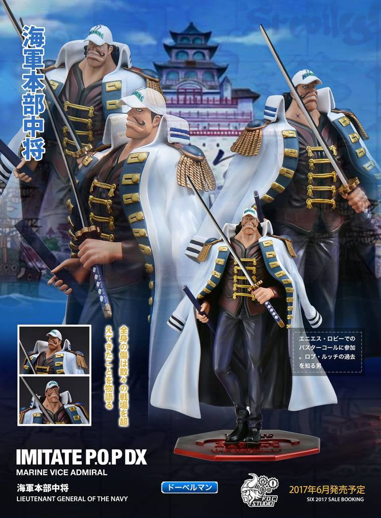 One Piece Foc Studio Marine Vice Admiral Doberman Resin Figure Shingeki Shop