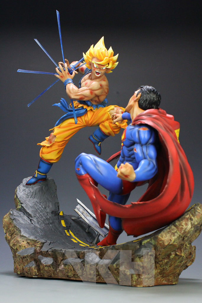 Dragon Ball x DC VKH Super Saiyan Son Goku VS Superman ...