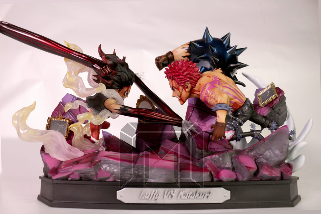 one piece luffy snake man figure