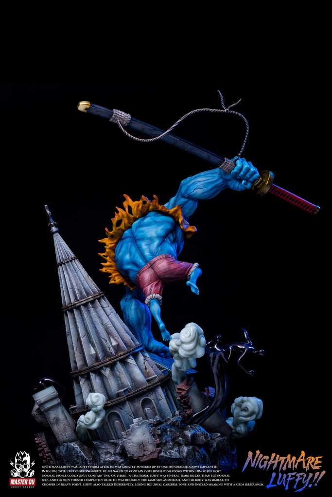 nightmare luffy statue