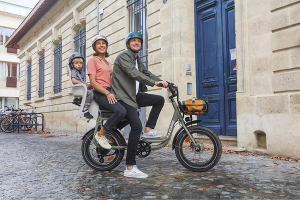 Vélo électrique compact cargo familial Yuvy