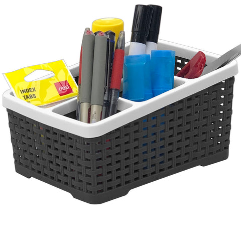 Citylife Small Plastic Storage Basket Bathroom Shelf Baskets Kitchen  Organizing Pantry Storage Bins Plastic Baskets with Handles Basket  Organizer for