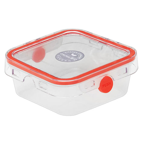 Glass food storage box 570 ml, with 2 separate compartments