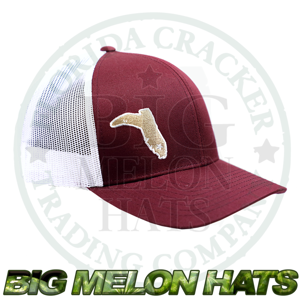 BIG MELON- XL GREEN/WHITE HAT – Florida Cracker Style