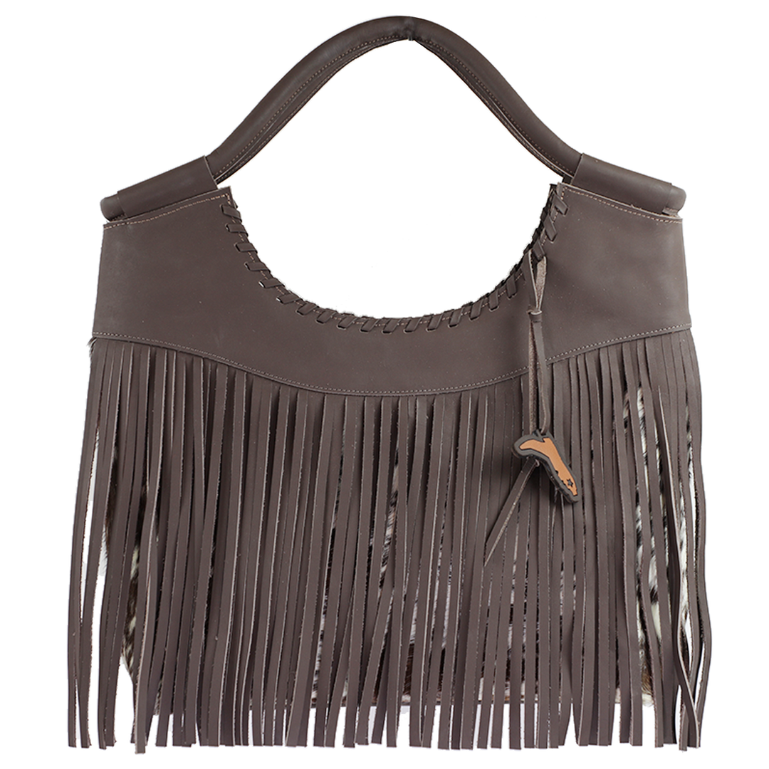 Cora Cowhide Fringe Purse by Countryside Co.