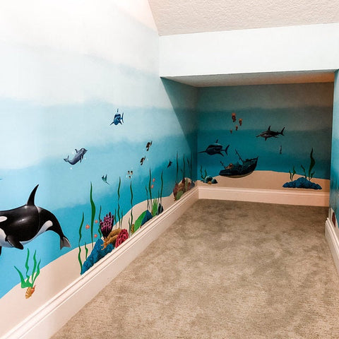 Kids Room Ideas Ocean Mural