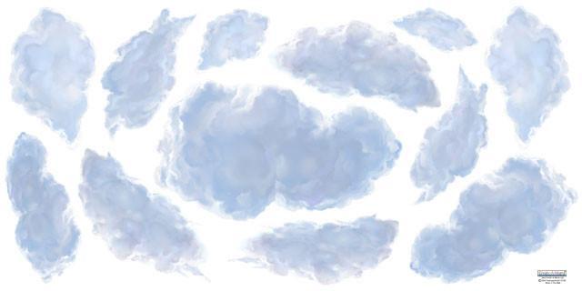 Sky Ceiling Clouds Cloud Mural Decals For The Ceiling