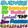 Dance Wall Decals Murals