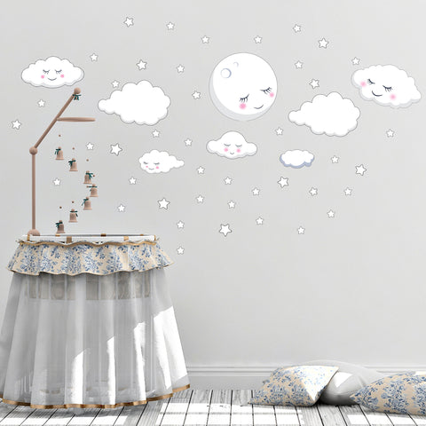 Clouds Wall Decals Murals