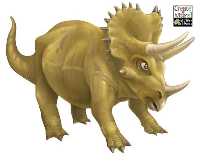 Triceratop Giant Mural Wall Decal