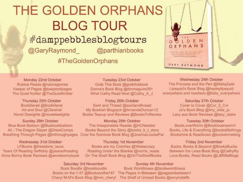 The Golden Orphans Blogtour Timetable