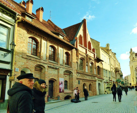 Street in Vilnius, Lithuania