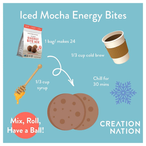 Iced mocha energy balls